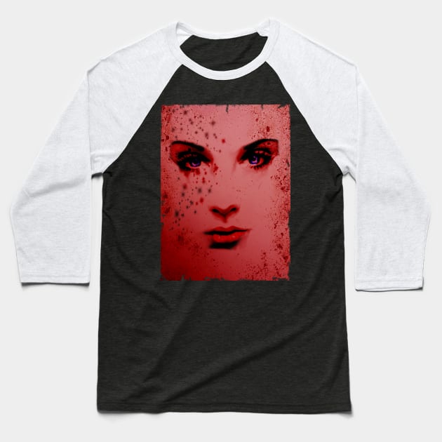 Starry Eyed Baseball T-Shirt by Harlequins Bizarre